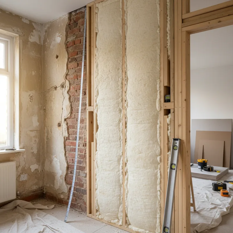 Isolation thermique intérieure : matériaux et coûts 2026