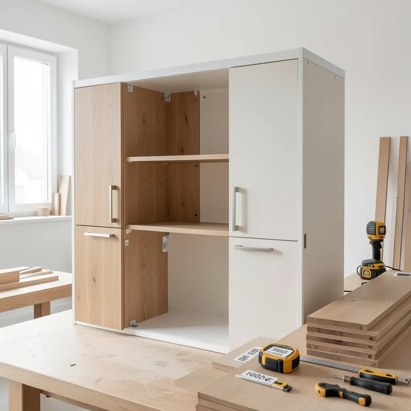 Meuble sur mesure cuisine : prix, matériaux et étapes de fabrication (2026)