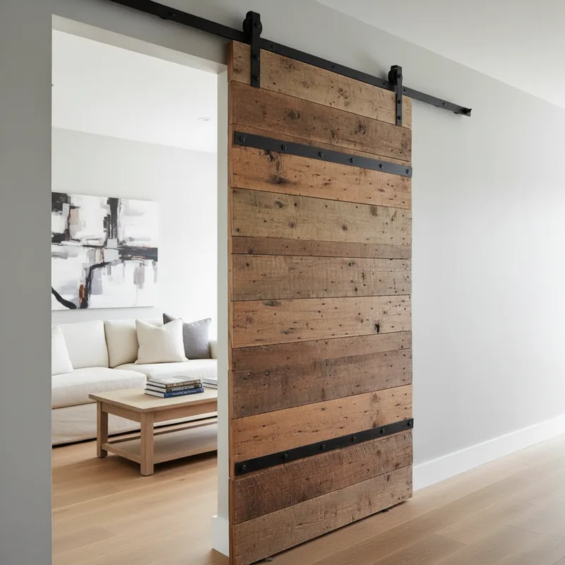 Porte coulissante bois et métal : fabriquer une porte de grange