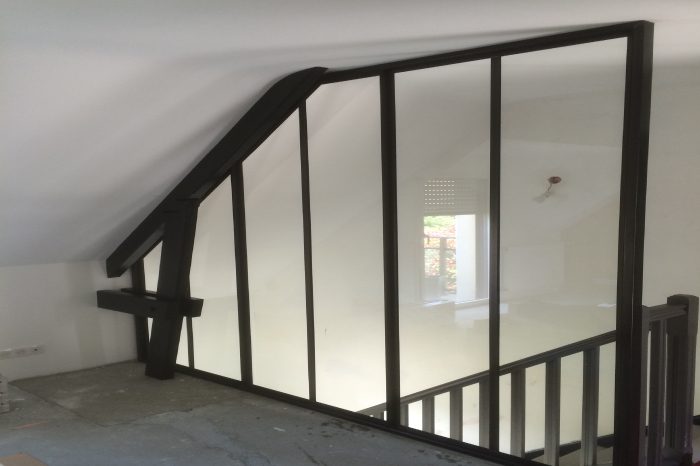 Verrière de séparation pour cage d'escalier JPBriand
